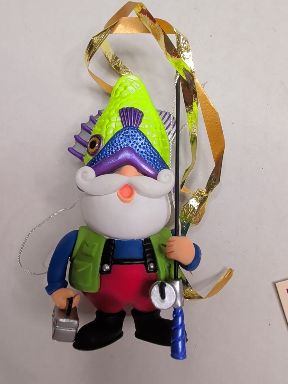 Hallmark Keepsake Catch of the Day Santa Fishing 2004 Christmas Ornament in Box